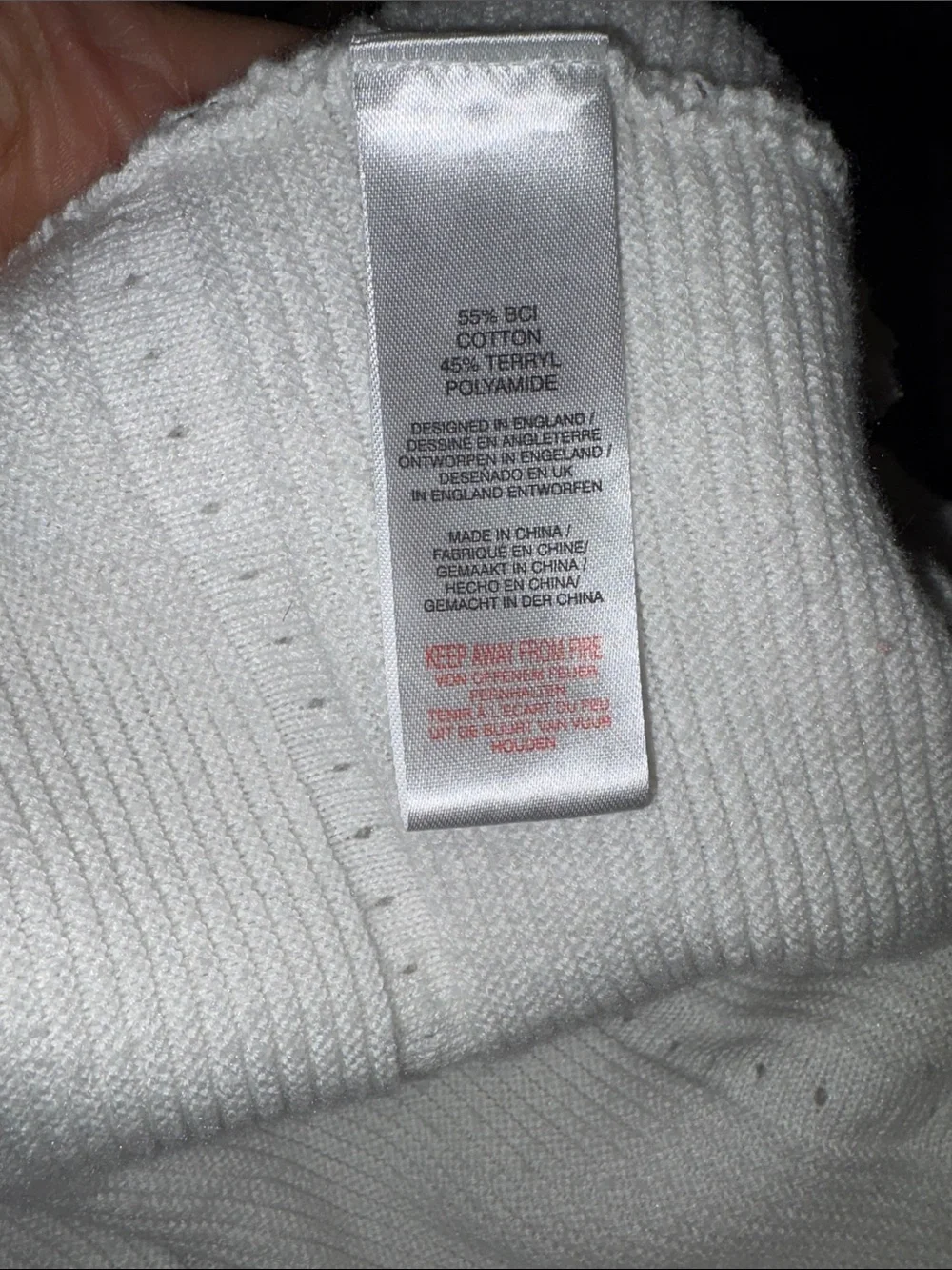 WISPR Lightweight Oversized Dolman Sweater – Cream Knit V-Neck | Size Medium